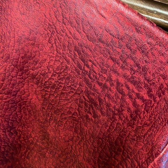 Faux leather red jacket - Picture 5 of 5